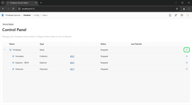Services Starter Play Icon